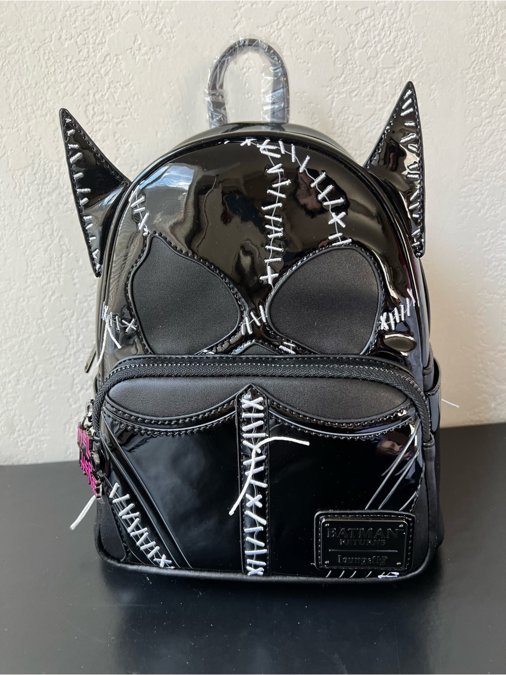 NWT Loungefly x DC Batman Returns Catwoman Cosplay Mini Backpack *EXCLUSIVE*
